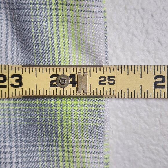 Dixxon Flannel Shirt Mens XL Gray Green Plaid Metallica And Justice For All - Picture 10 of 10